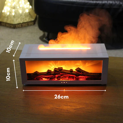 EmberAura Diffuser - LED Ultra Realistic Flame