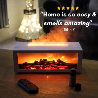 EmberAura Diffuser - LED Ultra Realistic Flame
